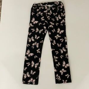 Butterfly Print Kids Leggings